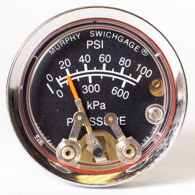 A20P-HL-100 (05704439): 2" Pressure Swichgage With Polycarbonate Case
