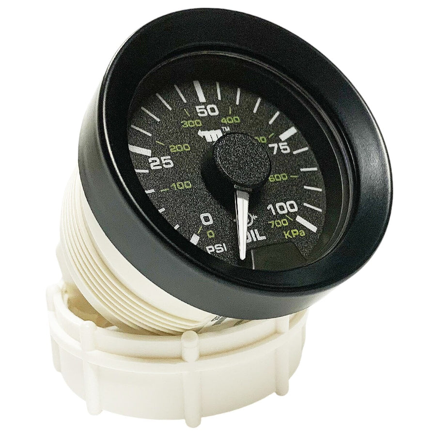 PVA20-A-100-AB PowerView Analog Engine Oil Pressure Gage (78700057)