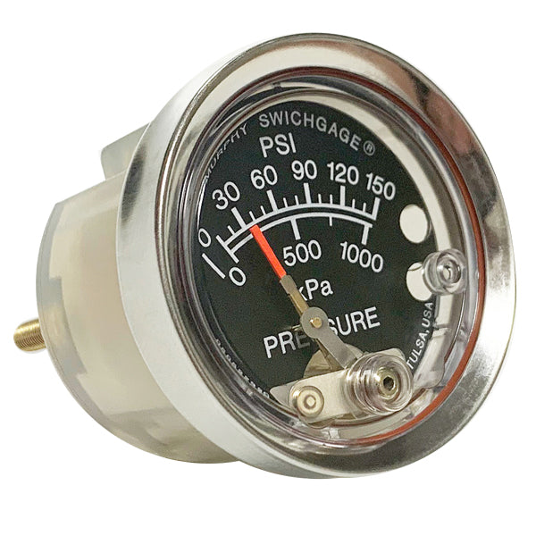 A20P-150 (05704256): 2" Pressure Swichgage With Polycarbonate Case