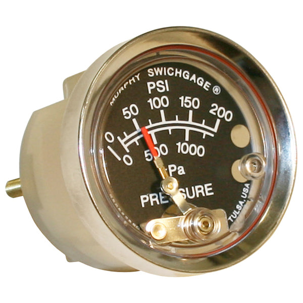 A20P-200 (05704257): 2" Pressure Swichgage With Polycarbonate Case