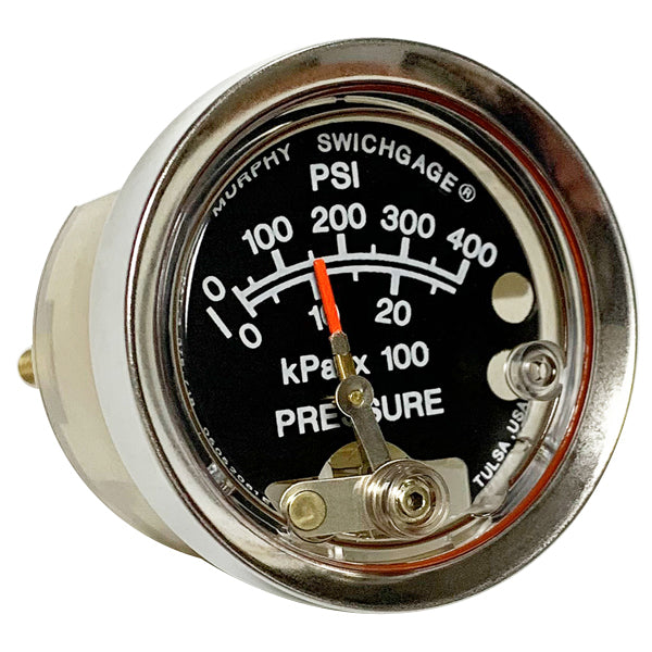 A20P-400 (05702525): 2" Pressure Swichgage With Polycarbonate Case