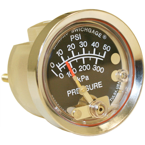 A20P-50 (05704515): 2" Pressure Swichgage With Polycarbonate Case