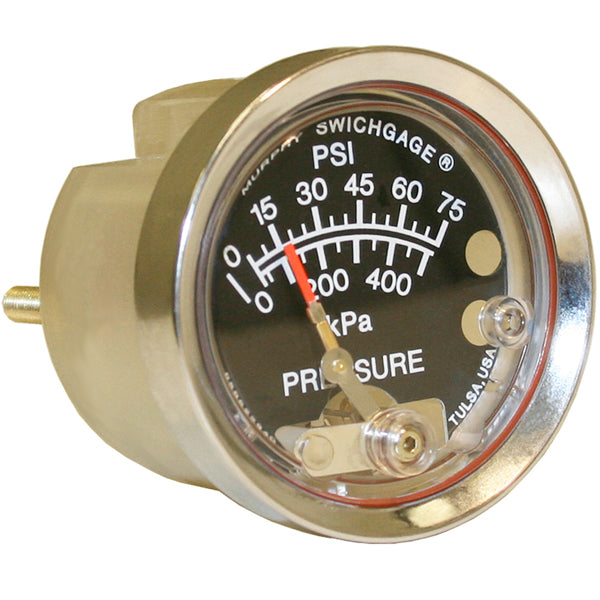 A20P-75 (05704254): 2" Pressure Swichgage With Polycarbonate Case