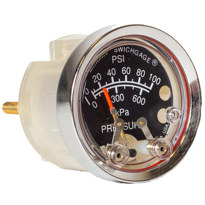 A20P-HL-100 (05704439): 2" Pressure Swichgage With Polycarbonate Case